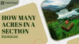 How Many Acres In A Section