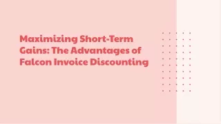 Examining Falcon Invoice Discounting in More Detail