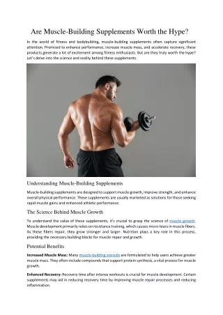 Are Steroids for Muscle Growth Worth the Hype?