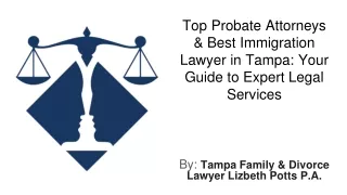 Probate Attorneys In Tampa