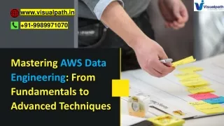 The Best AWS Data Engineering Online Training Institute in Hyderabad