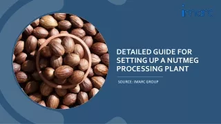 Setting Up a Nutmeg Processing Unit PDF