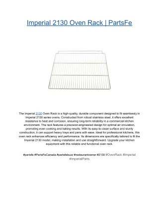 Imperial 2130 Oven Rack _ PartsFe