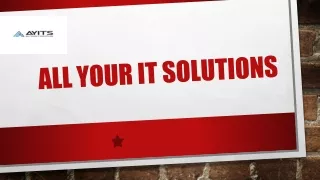 All Your IT Solutions ppt