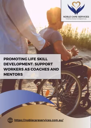 Promoting Life Skill Development Support Workers as Coaches and Mentors