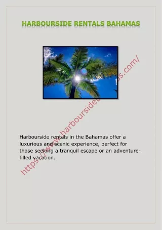 HARBOURSIDE RENTALS BAHAMAS