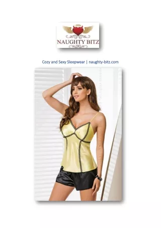 Cozy and Sexy Sleepwear | naughty-bitz.com