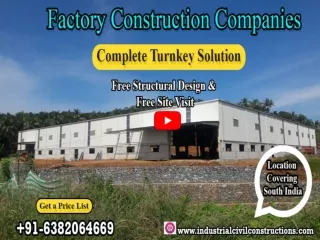 Factory Building Contractors In Erode