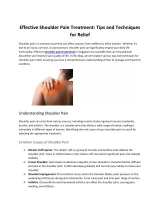 Effective Shoulder Pain Treatment_ Tips and Techniques for Relief (1)