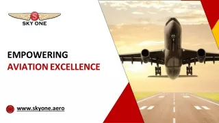 Skyone: Your Aviation Expert in Sharjah, UAE