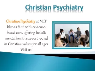 Christian Psychiatry