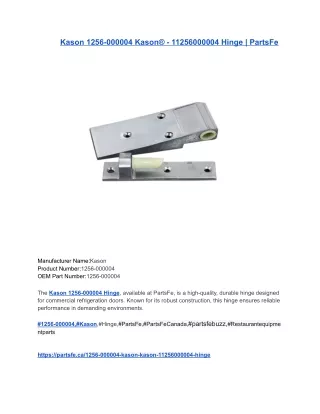 Kason 1256-000004 Kason® - 11256000004 Hinge _ PartsFe