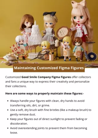 Maintaining Customized Figma Figures
