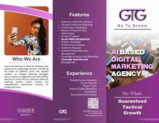 Maximize Your Brand Impact with GotoGroww's Influencer Marketing
