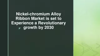 Nickel-chromium Alloy Ribbon Market