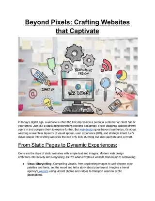 Beyond Pixels_ Crafting Websites that Captivate