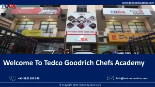 Culinary Courses In India Delhi NCR-TedcoGoodrichChefsAcademy