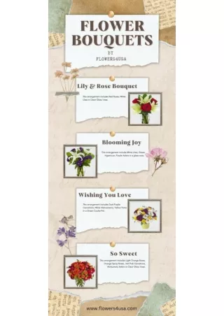 Flowers4usa Collection of Bouquets