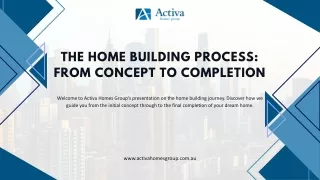 New Home Builders Perth--Activa Homes Group