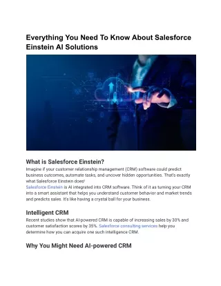 Everything You Need To Know About Salesforce Einstein AI Solutions (1)