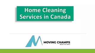 Home Cleaning Services in Canada