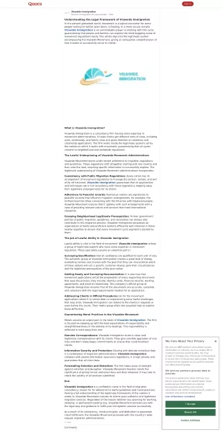 Understanding the Legal Framework of Visawide Immigration