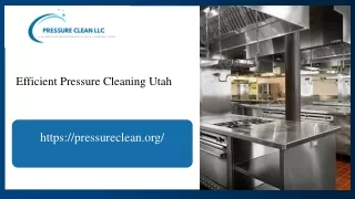 Efficient Pressure Cleaning In Utah - Reliable Exterior Cleaning Services