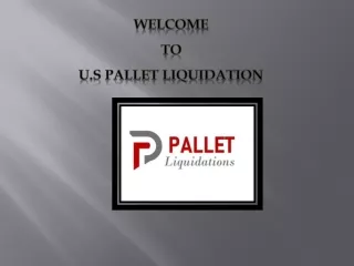 Liquidation Pallets for Sale | Pallet Liquidation