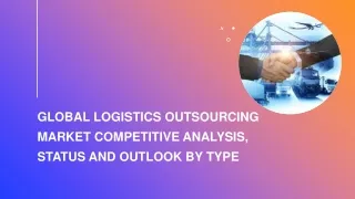 Global Logistics Outsourcing Market Competitive Analysis, Status and Outlook by Type