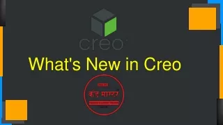 Whats-New-in-Creo by CADD Mastre