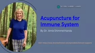 Acupuncture for Immune System