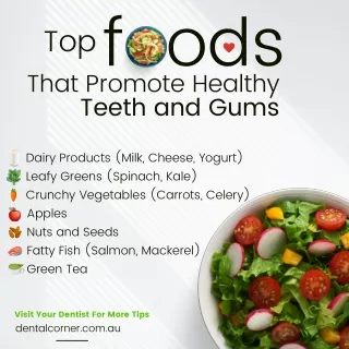 Top Foods That Promote Healthy Teeth and Gums