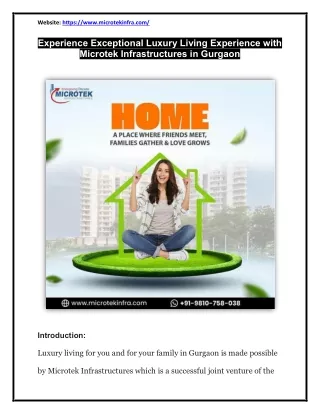 Search for Luxury Apartments in Gurgaon