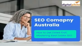 How to Get Listed First Mastering Real Estate SEO