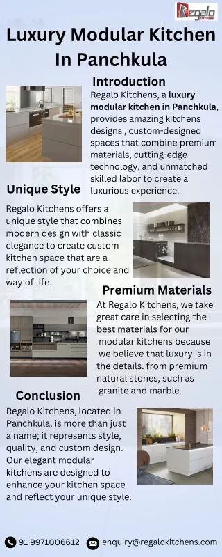 Luxury Modular Kitchen In Panchkula