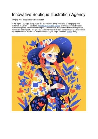 Innovative Boutique Illustration Agency