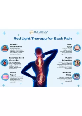 Red Light Therapy for Back Pain