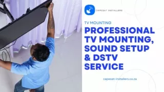 Seamless TV Mounting & Surround Sound Setup: Expert Services Near You