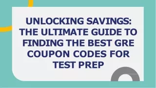 Finding the Best GRE Coupon Codes for Test Prep