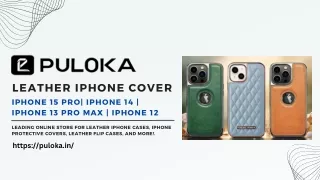 iPhone 15 Pro Wallet Cover |  iphone 13 Flip Cover - Puloka