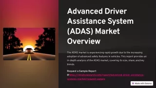 Advanced-Driver-Assistance-System-ADAS-Market-Overview