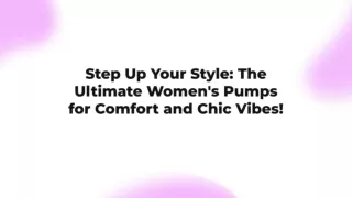 Women’s pumps