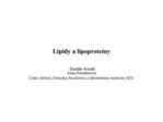 Lipidy a lipoproteíny