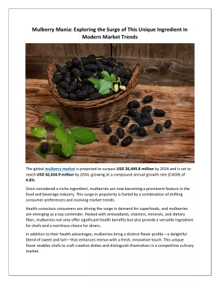 Mulberry Market
