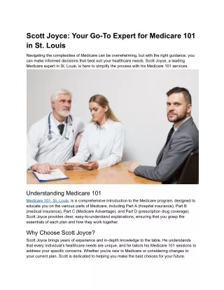 Scott Joyce_ Your Go-To Expert for Medicare 101 in St. Louis