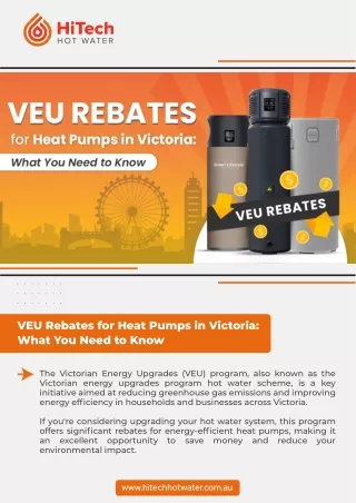 VEU Rebates for Heat Pumps in Victoria