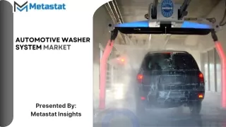 Automotive Washer System Market Size, Share, Growth and Forecast 2031