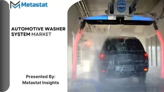 Automotive Washer System Market Size, Share, Growth and Forecast 2031