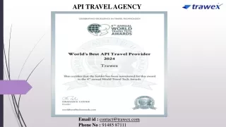 API Travel Agency