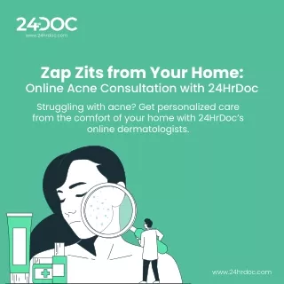 Online Acne Consultation with 24HrDOC